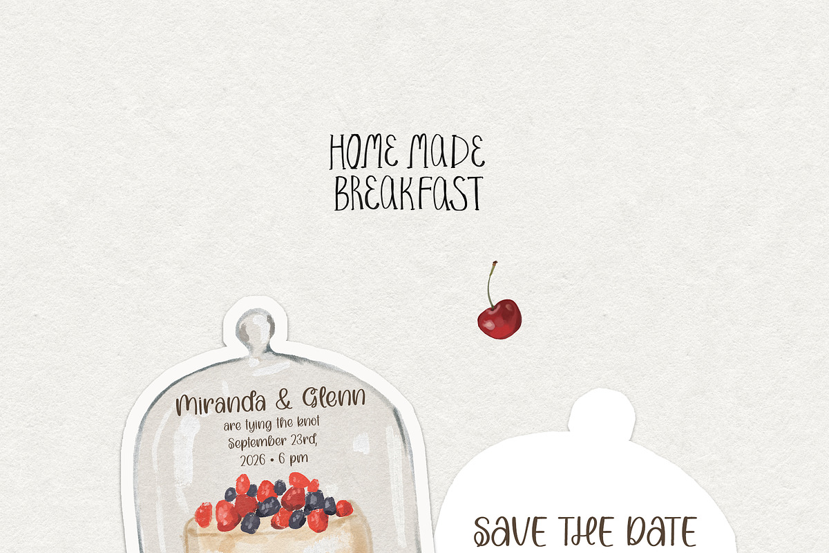 Breakfast Food PNG Images, a Decorative Illustration by whiteheartdesign (Photo 4 of 17)
