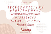 Megiday, a Script Font by Ditatype (Thumbnail 5 of 8)
