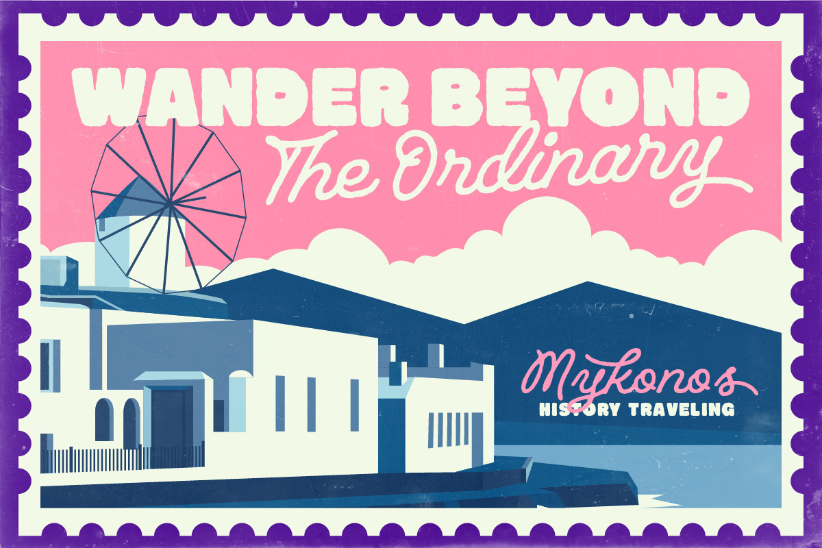 Bigman Smallman Funky Retro Font Duo, a Script Font by Letterhend Studio (Photo 6 of 11)