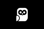 Cute Owl Silhouette Vector, an Animal Illustration by Vectorium Studio (Thumbnail 2 of 4)