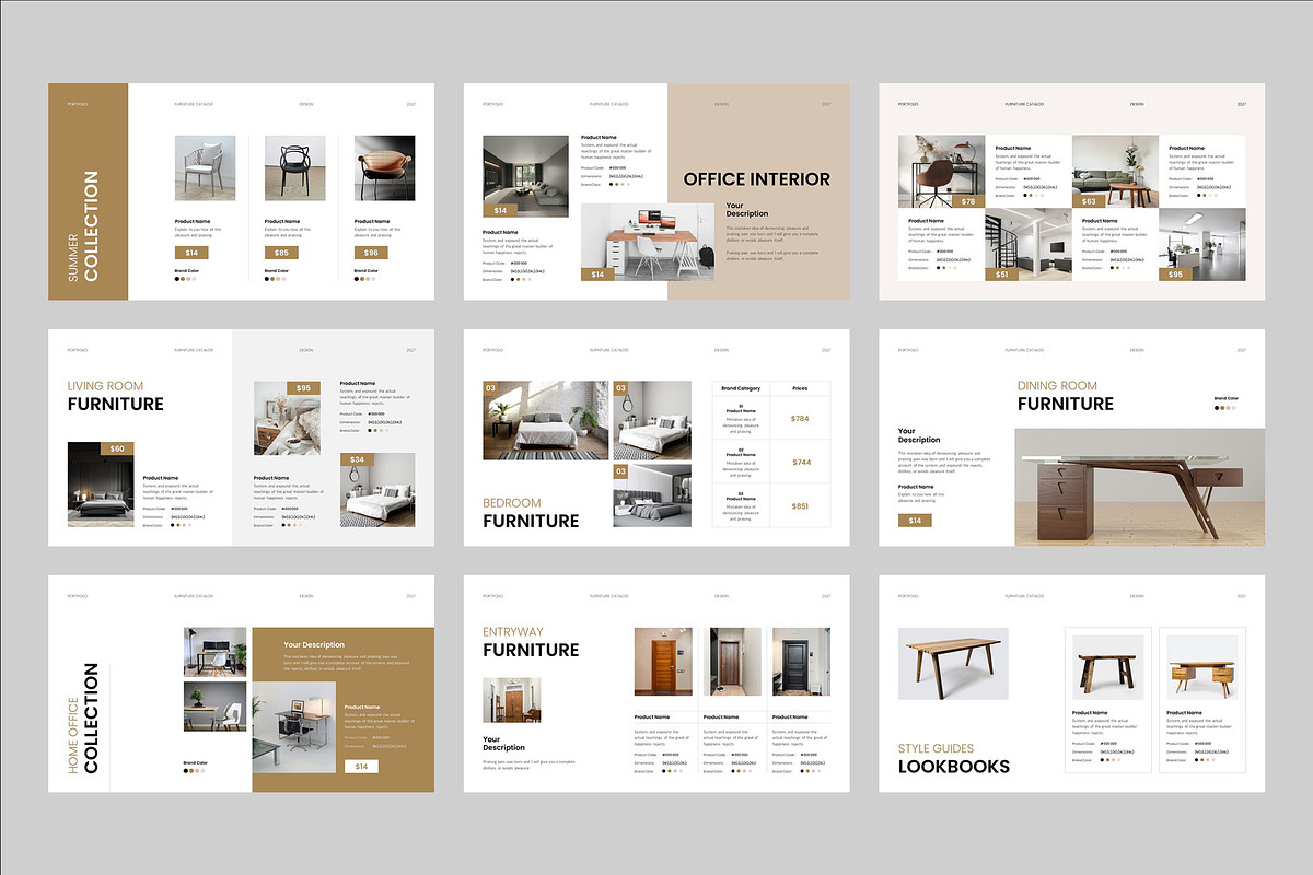 Furniture Catalog Presentation Canva, a Presentation Template by Cleffon_Graphic_Studio (Photo 3 of 4)
