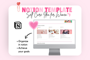 Notion Self Care Ideas for Women, a Templates & Theme by bellaROSEworkshop (Thumbnail 2 of 11)