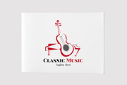 Classic Music Acoustic Note Logo, a Branding & Logo Template by feydesign (Thumbnail 2 of 3)