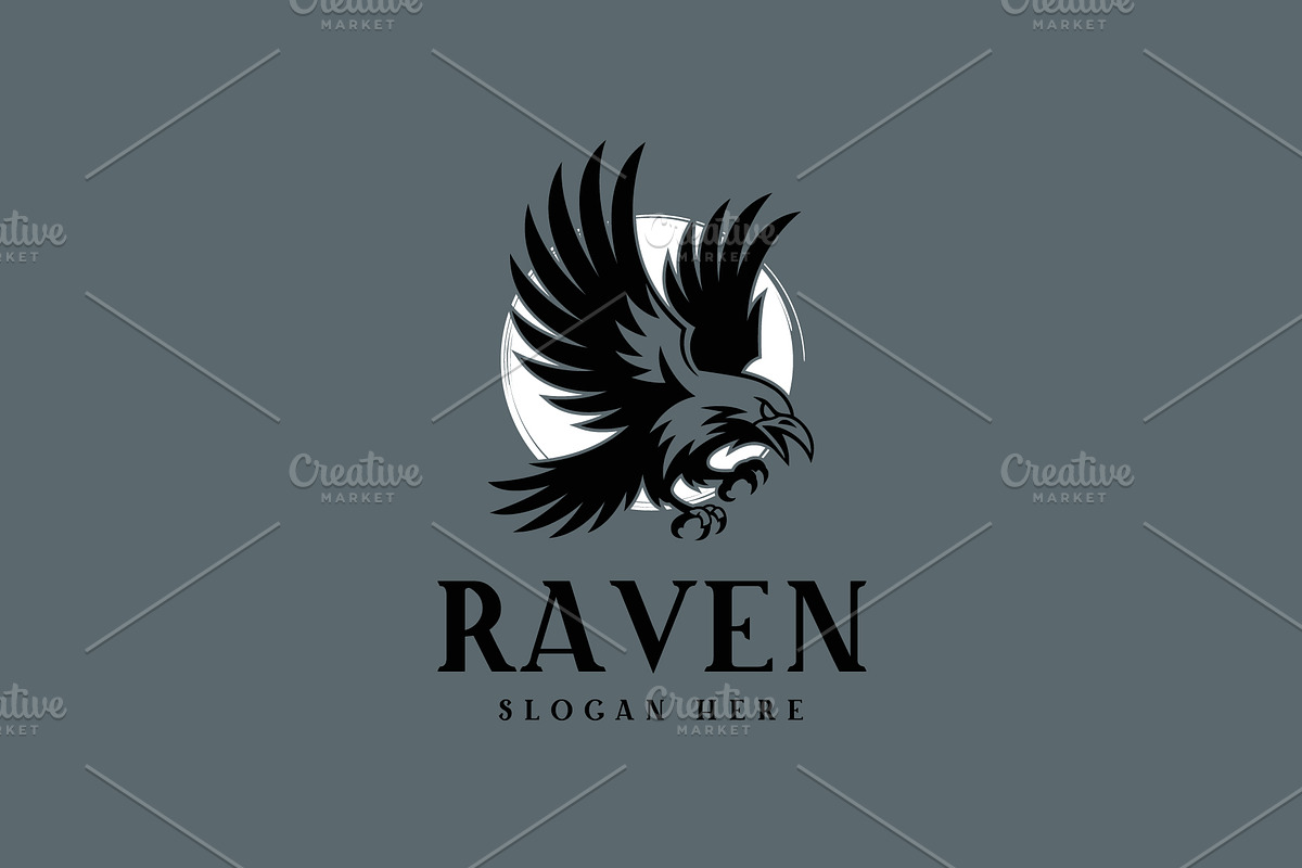 Raven Logo, a Branding & Logo Template by Pixes (Photo 2 of 3)