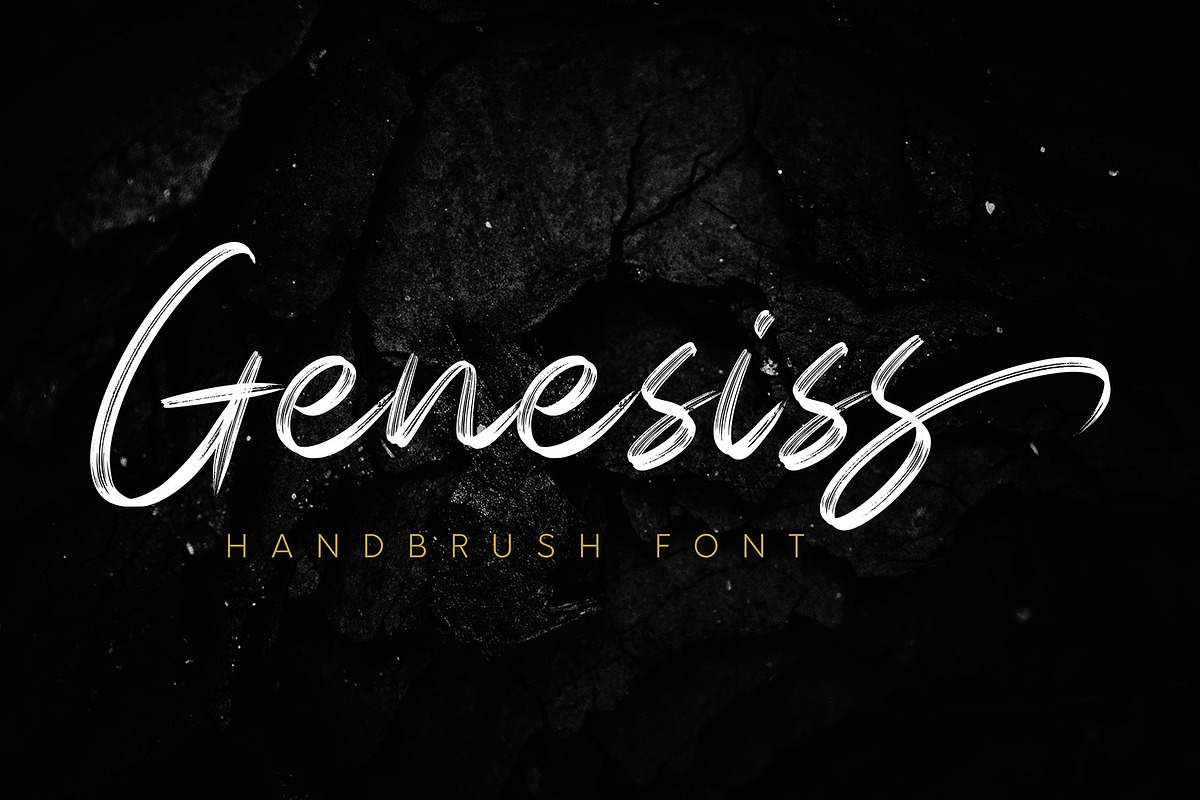 Genesiss, a Script Font by Omotu Studio (Photo 12 of 12)