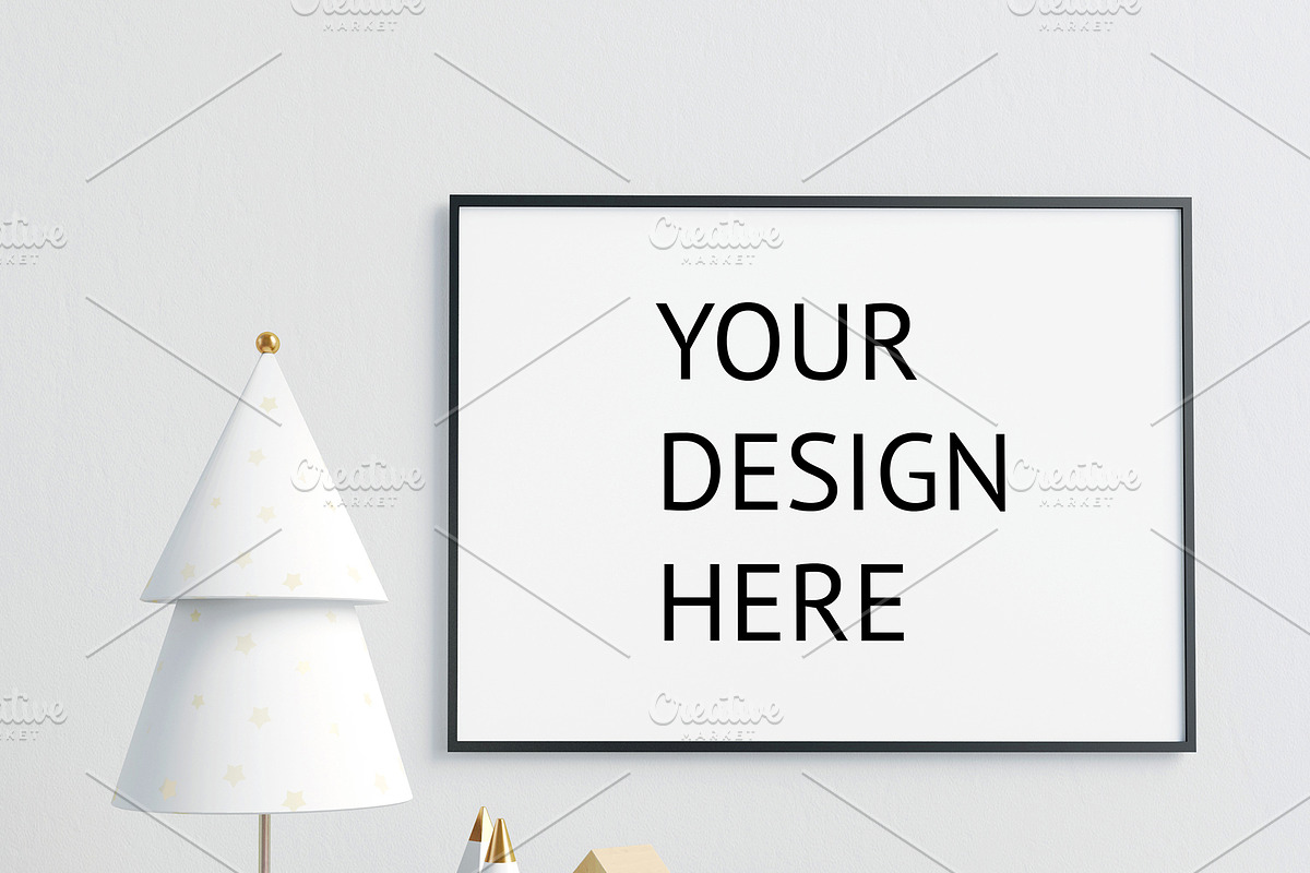 Modern Christmas interior., a Print Template by ChromiumHeart (Photo 20 of 21)