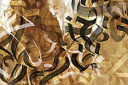 CALLIGRAPHY Abstract Backgrounds, a Background Graphic by Anastezia Luneva (Thumbnail 3 of 10)