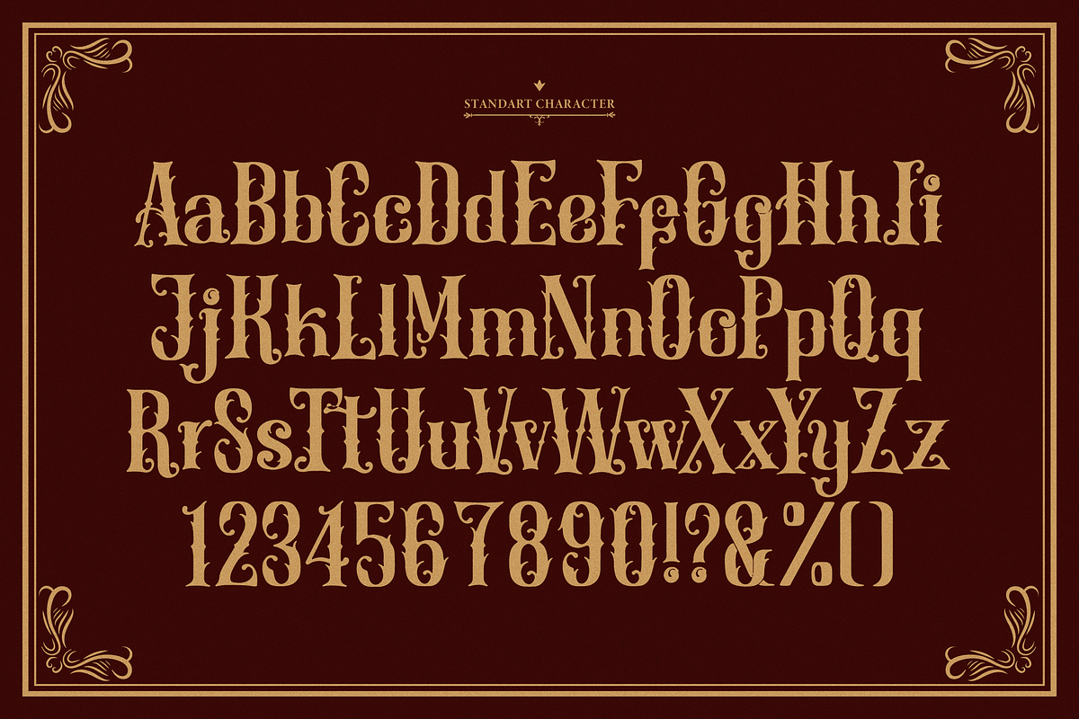 Belion Radego | Victorian Typeface, a Blackletter Font by Denustudios (Photo 11 of 12)