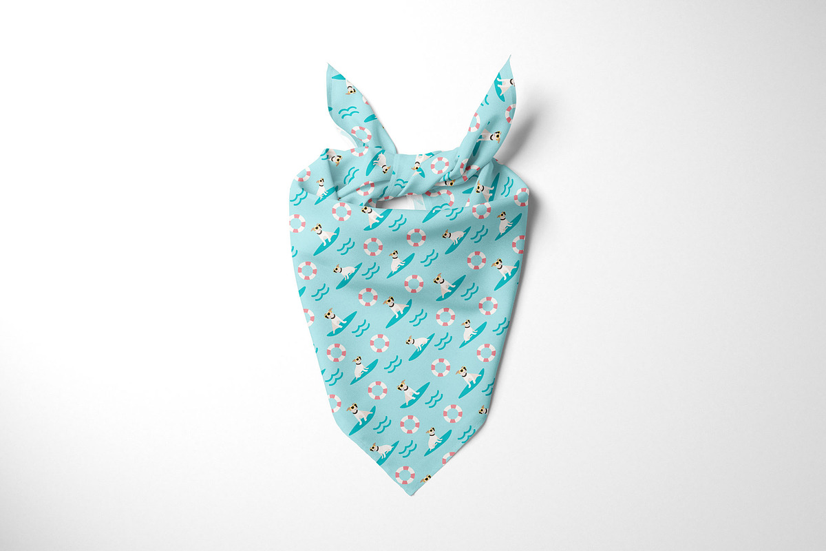 Funny colourful summer dog patterns, a Pattern Graphic by RevolutionizZed (Photo 6 of 9)