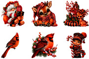 Cute Christmas Mega Bundle, a Seasonal Illustration by CreationArt (Thumbnail 3 of 5)