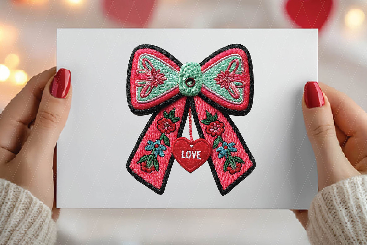 Faux Yarn Crochet Valentine Coquette, an Illustration by DreamPrint404 (Photo 5 of 7)