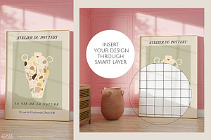 Frame Mockups Vintage Pink Peach