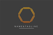Hexagon Monogram Logo Template, a Branding & Logo Template by WORAKAMON Design Studio (Thumbnail 4 of 5)