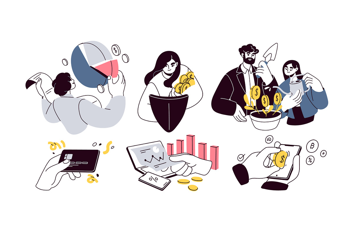 Financial literacy, planning concept, a Finance Illustration by Good Studio (Photo 2 of 9)