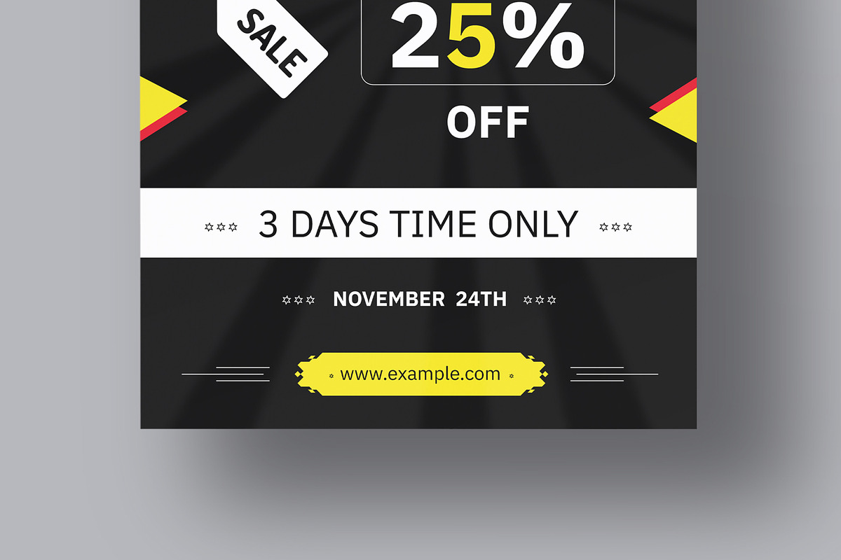 Black Friday Flyer Layout, a Flyer Template by MightyDesign (Photo 5 of 8)