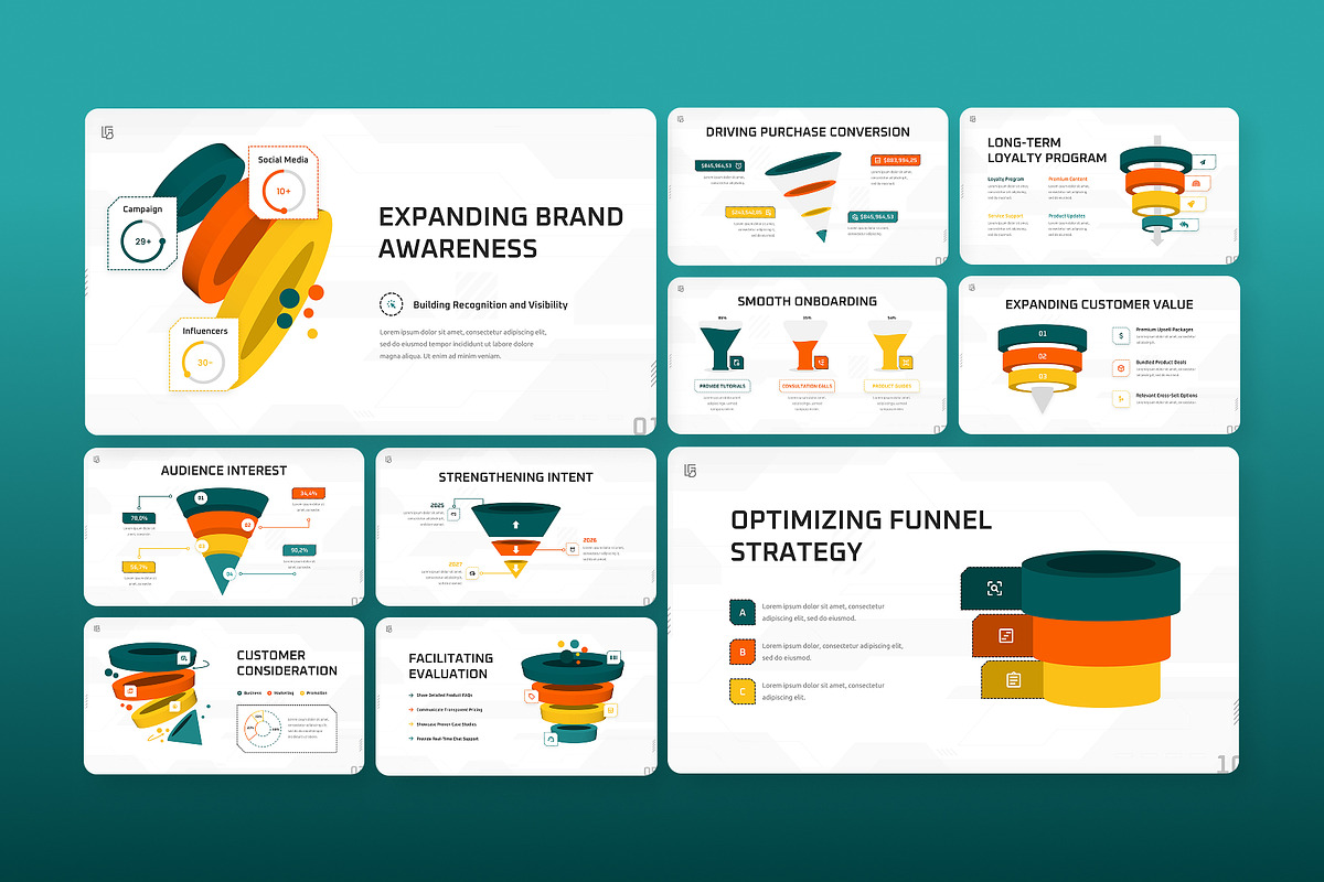 Marketing Funnel Infographic PPT preview 4