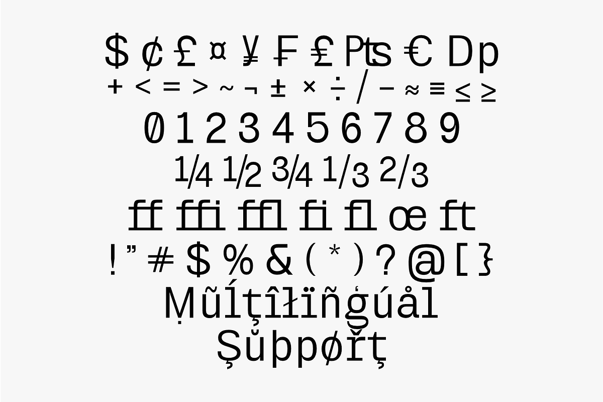 Miracle Mono - Sans Serif Font, a Sans Serif Font by Keithzo (Photo 7 of 8)
