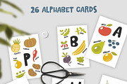 Fruit and vegetables alphabet, a Wallpaper Graphic by Murvin (Thumbnail 6 of 7)