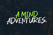 Splashed Brush Font, a Font by trustha (Thumbnail 8 of 10)