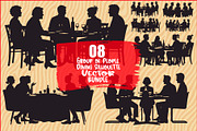 People Eating Vector Design, an Illustration by jahid234 (Thumbnail 1 of 9)