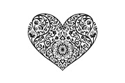 Ornamental Heart Silhouette Bundle, an Illustration by jahid234 (Thumbnail 2 of 31)