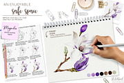 Fun Floral Sketchbook Practices, a Brush Add-On by Pretty Little Lines (Thumbnail 5 of 17)