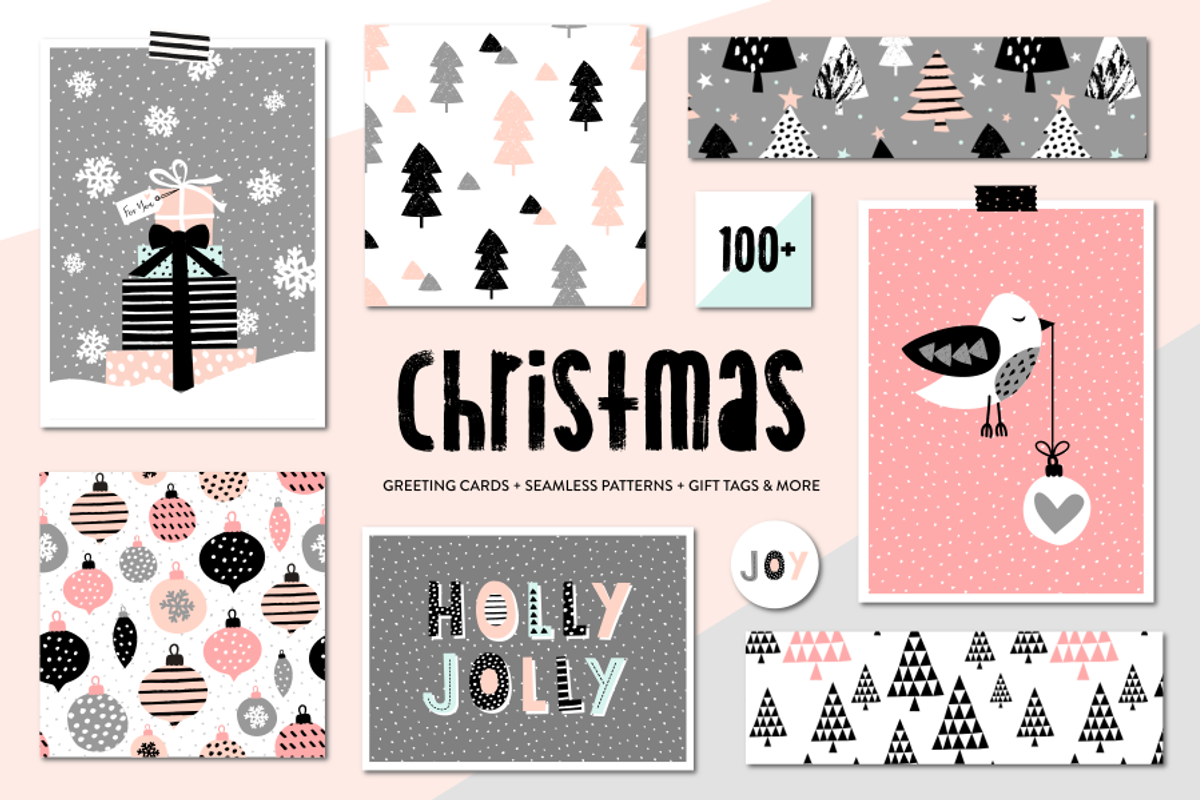 Cute Christmas Graphics Set, a Decorative Illustration by Studio Fevrier (Photo 1 of 7)