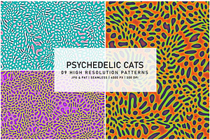 Psychedelic Cats