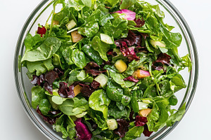 Delicious fresh mixed green vegetabl, a Food & Drink Photo by Pixeness Studio