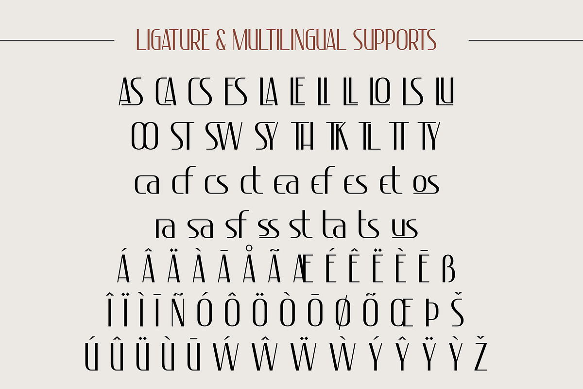 Esthetique - Elegant & Stylish Font, a Sans Serif Font by Krismagraph (Photo 7 of 12)
