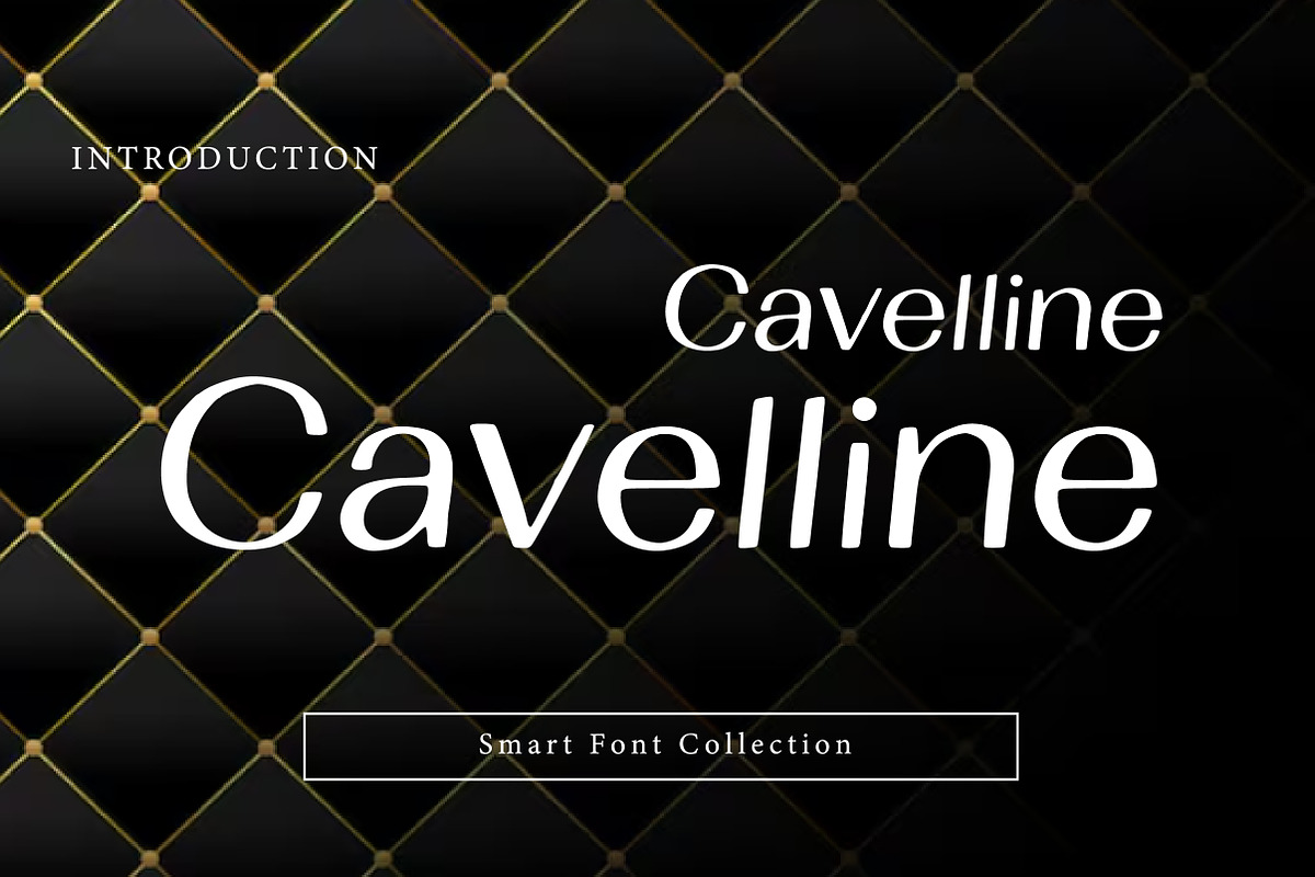 Cavelline, a Sans Serif Font by Wow Magic (Photo 1 of 3)