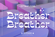 Breather - Modern Serif Typeface, a Serif Font by zeenesia (Thumbnail 1 of 15)