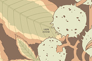 Silk Scarf Leaf Mosaic, a Pattern Graphic by Natalia0307 (Thumbnail 3 of 9)