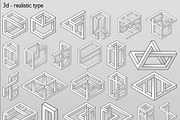 100 impossible figures, an Illustration by Lina_Lisichka (Thumbnail 6 of 11)