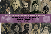 VINTAGE REALISTIC PORTRAITS, a Person Illustration by Daring Digies (Thumbnail 1 of 10)