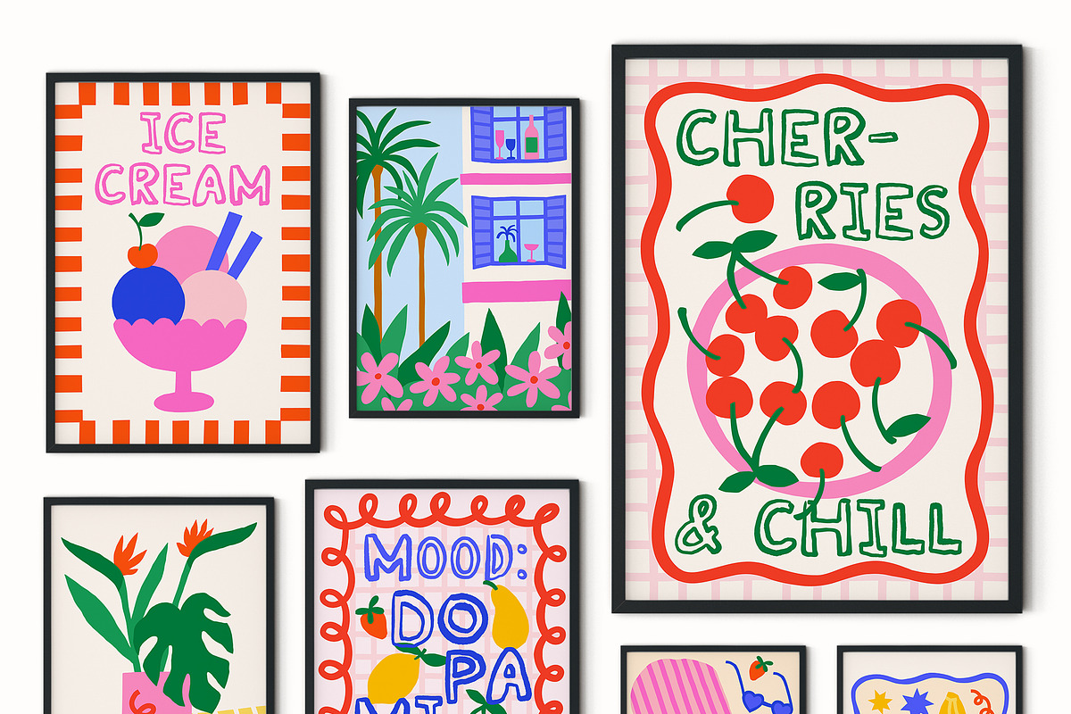 Dopamine Summer Poster Creator, an Object Graphic by ArtFM (Photo 6 of 17)
