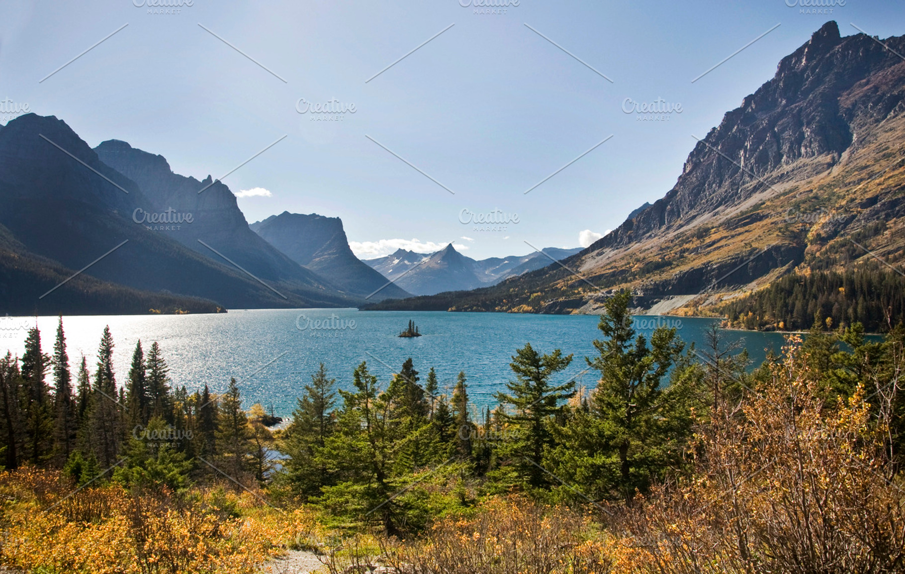 Glacier National Park Stock Photograph