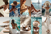 80 Faceless Summer Beach Photos, a Beauty & Fashion Photo by GloryStarDesigns (Thumbnail 1 of 10)