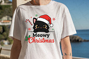 Meowy Christmas Png, Christmas Cat P, an Illustration by DreamPrint404 (Thumbnail 3 of 7)