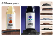 The Wine Creator - Burgundy bottle, a Packaging Mockup by Mocku (Thumbnail 4 of 14)