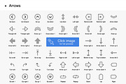 1042 iOS style line icons, an Outline Icon by Robert.F (Thumbnail 5 of 5)