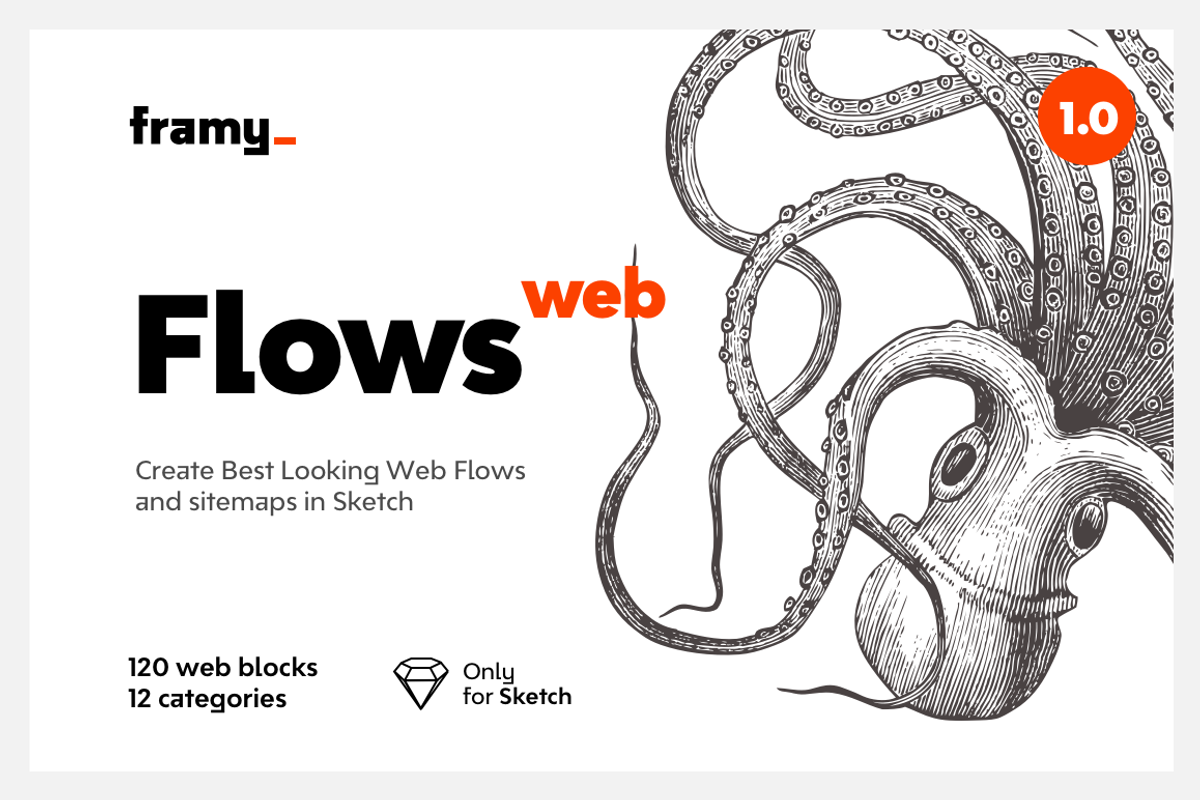 Flows — UI Blocks for Web & Sitemaps, a Templates & Theme by Belkin by Design (Photo 1 of 6)