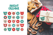 Christmas Advent Calendar, an Object Graphic by Maru_art (Thumbnail 2 of 4)
