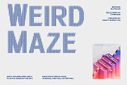 Bergins Slitscan, a Sans Serif Font by Craft Supply Co. (Thumbnail 5 of 8)