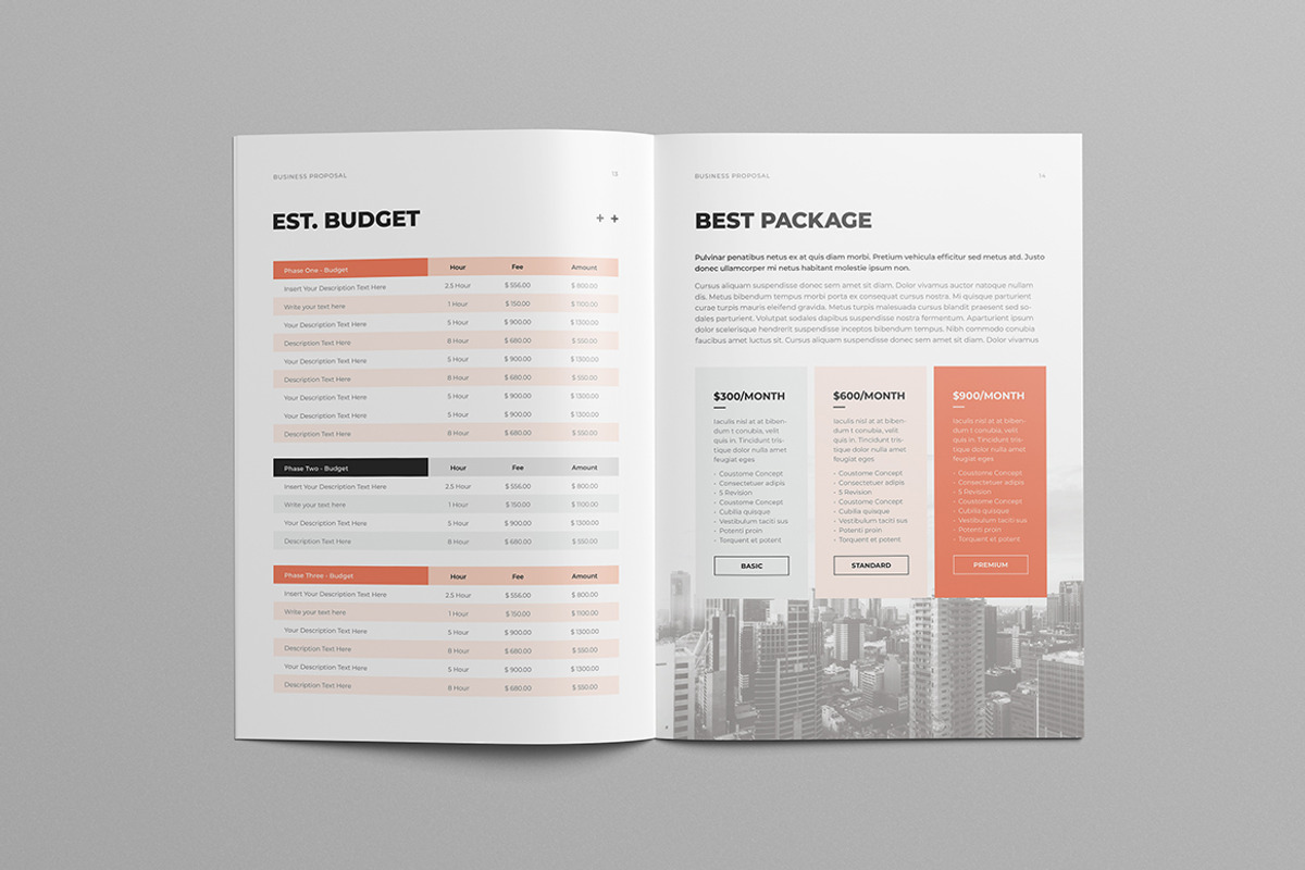 Business Proposal | Word & InDesign, a Brochure Template by HiveArts (Photo 7 of 9)