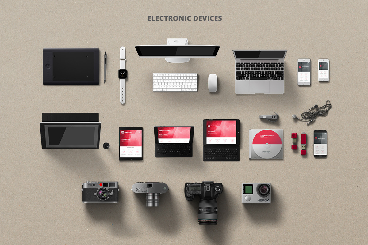 Mockupper Scene Generator topview 4K, a Packaging Mockup by Sentavio (Photo 6 of 12)