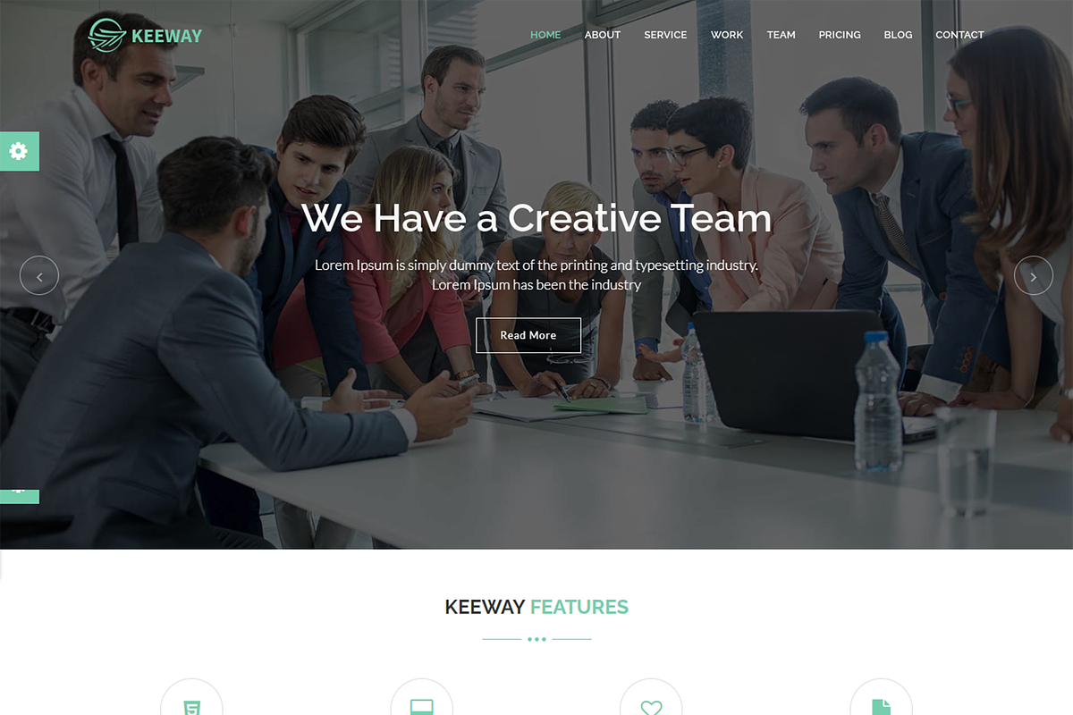 Modern AI & Tech Agency Website, a Bootstrap Template by Themeplaza (Photo 1 of 3)