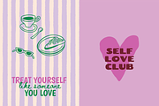 Self love, vector illustrations, an Object Graphic by venimo (Thumbnail 10 of 15)