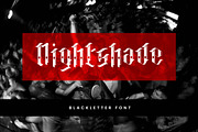 Nightshade Blackletter Font, a Blackletter Font by UICreative (Thumbnail 1 of 13)