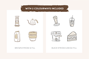 Coffee & Brewing Methods Icons, an Icon by Caroline Mackay (Thumbnail 3 of 8)